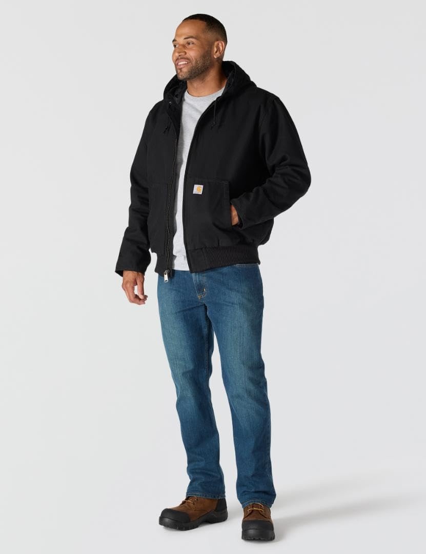 image:imageCarhartt Mens Washed Duck Active JacBlack