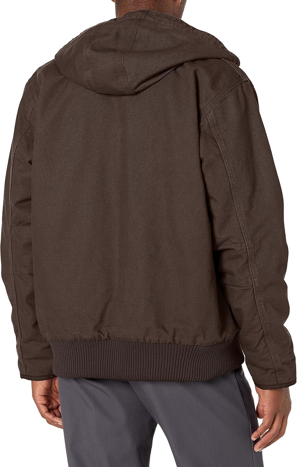 image:imageCarhartt Mens Washed Duck Active JacDark Brown