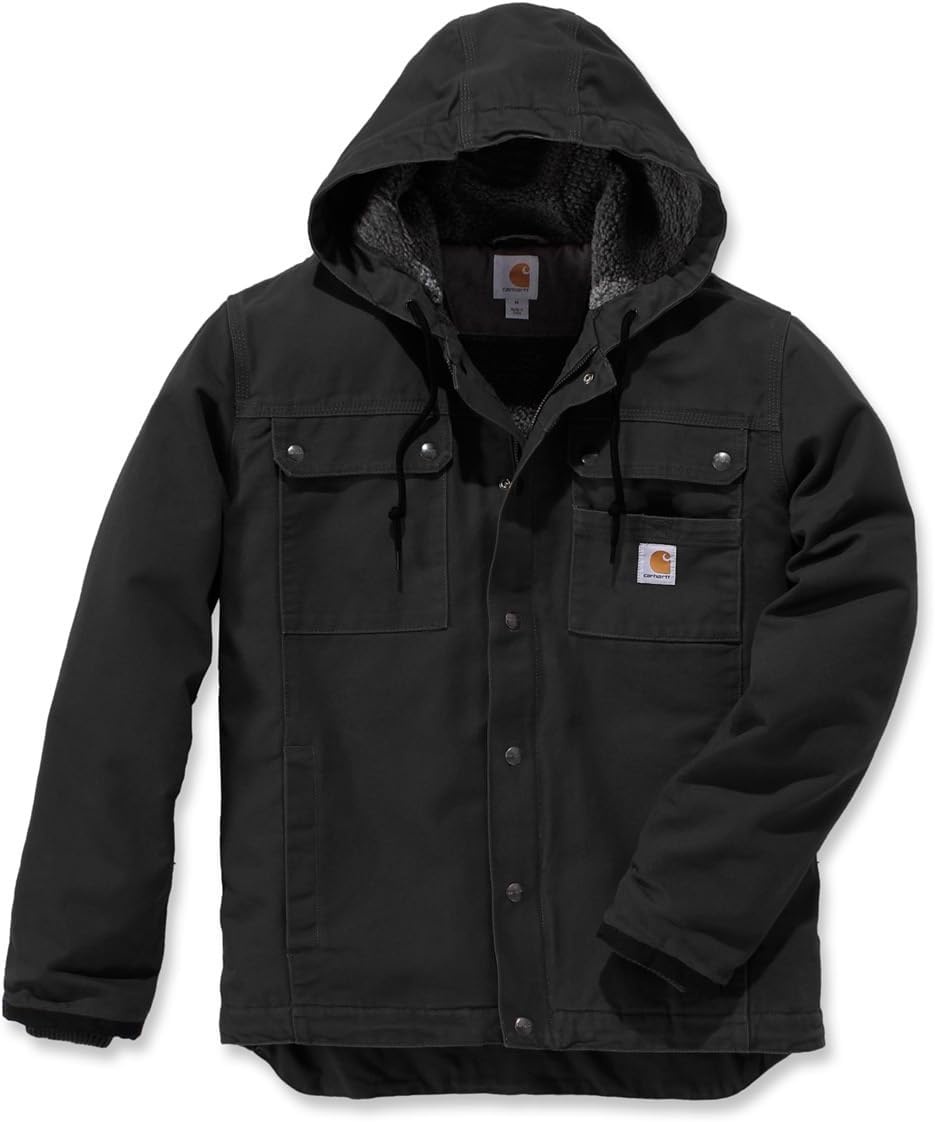 image:imageCarhartt Mens Washed Duck Bartlett JacketBlack
