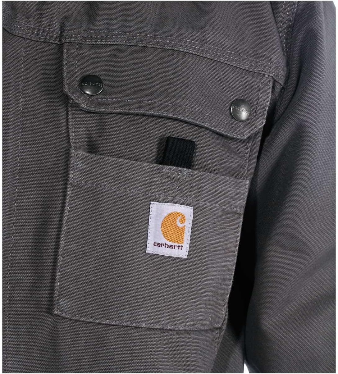 image:imageCarhartt Mens Washed Duck Bartlett JacketGravel