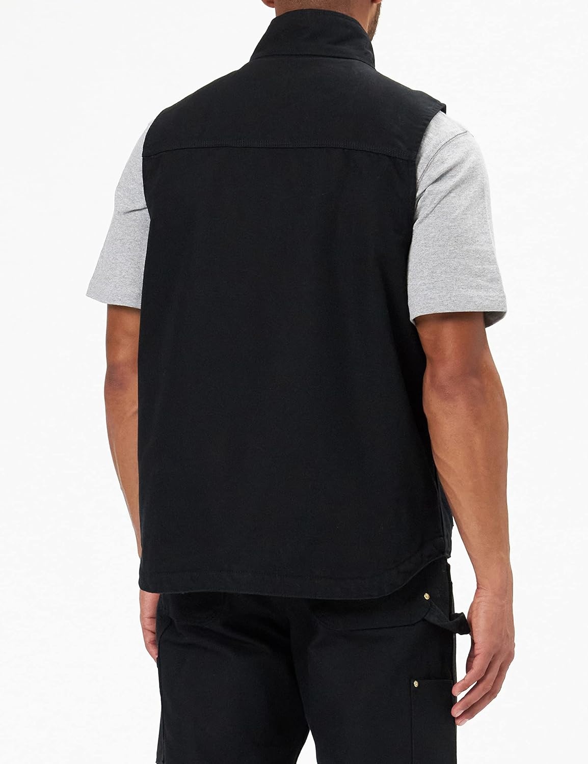 image:imageCarhartt Mens Washed Duck MockNeck VestBlack