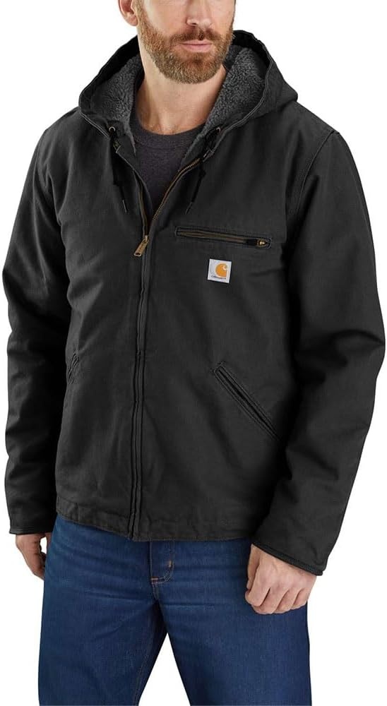 image:imageCarhartt Mens Washed Duck Sierra JacketBlack