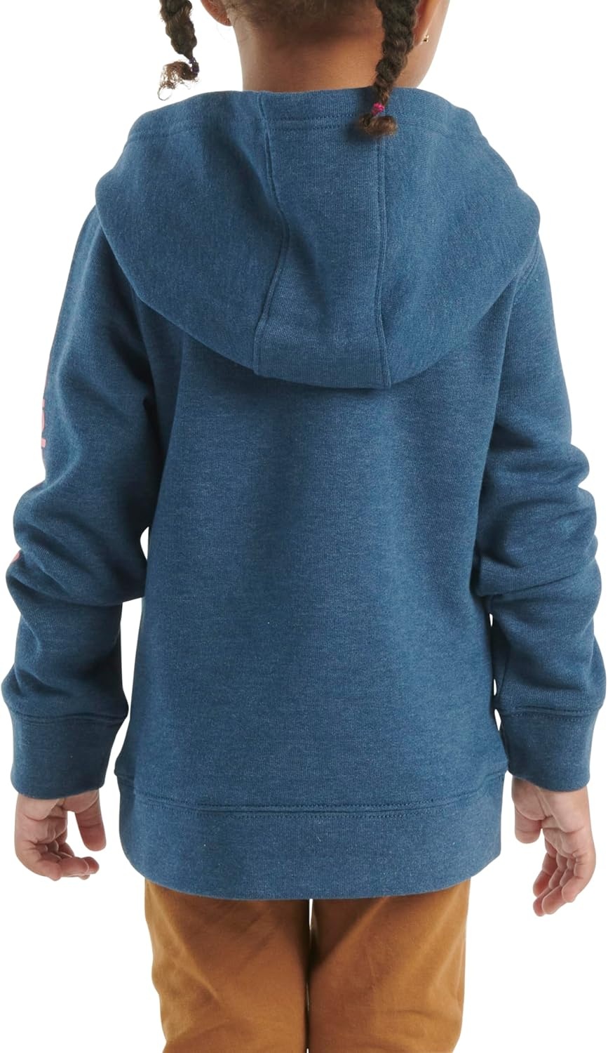 image:imageCarhartt girls Longsleeve Halfzip Hooded SweatshirtDark Denim Blue Heather