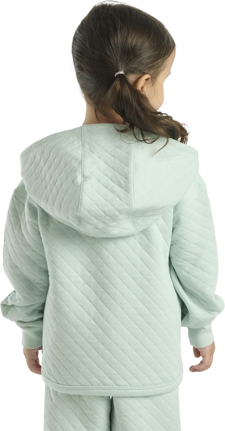 image:imageCarhartt girls Longsleeve Halfzip Hooded SweatshirtPastel Green