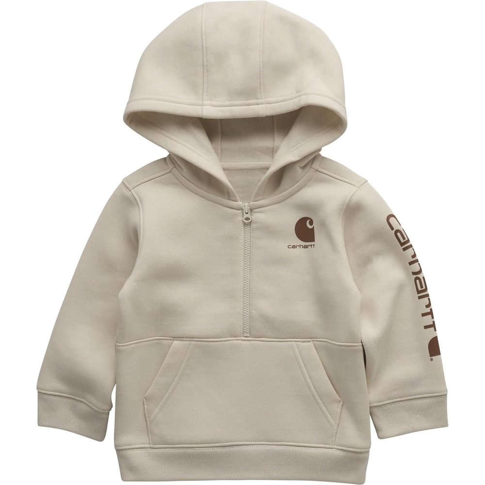 image:imageCarhartt Boys HalfZip Hooded Pullover SweatshirtTurtledove