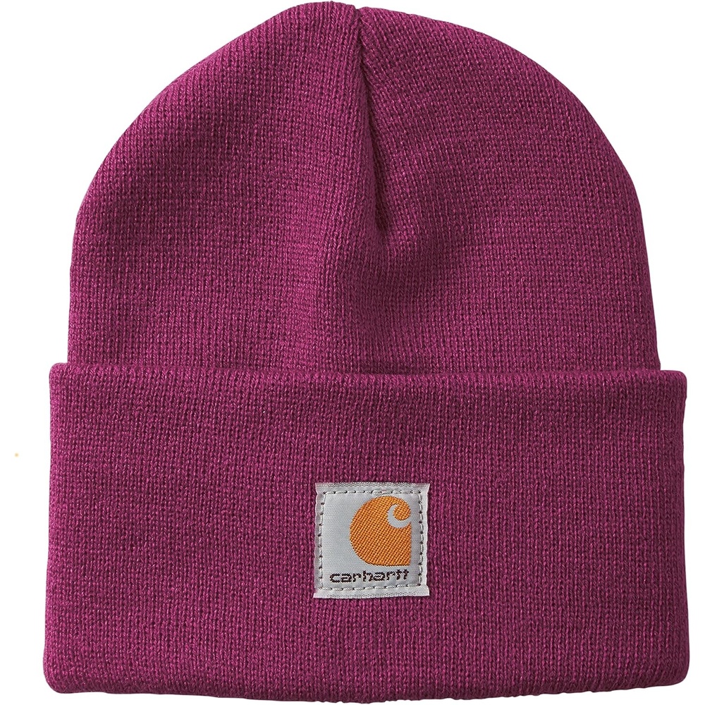 image:imageCarhartt Boys Kids Knit Watch Beanie Hat Plum Caspia 25T US