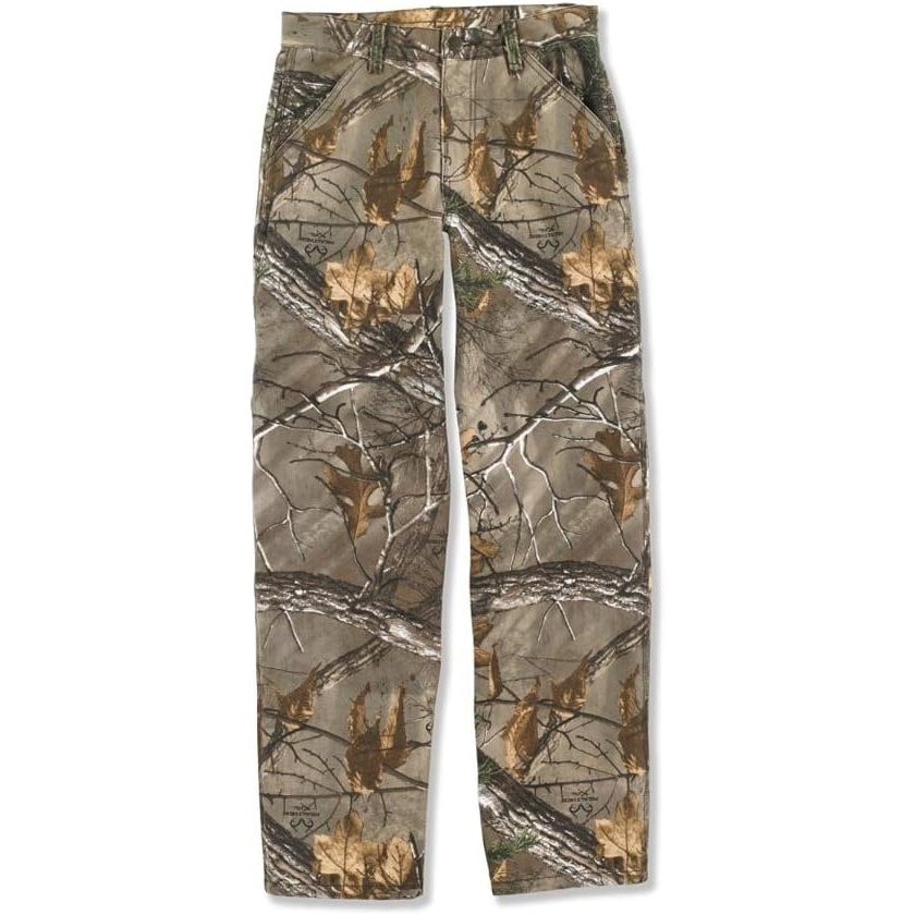 image:imageCarhartt Boys Washed Dungaree PantsReal Tree Xtra Brown