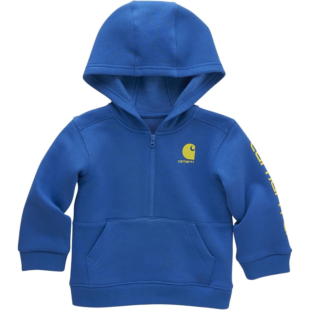 image:imageCarhartt Kids CA6273 LongSleeve HalfZip Sweatshirt BoysElectric Blue Lemonade