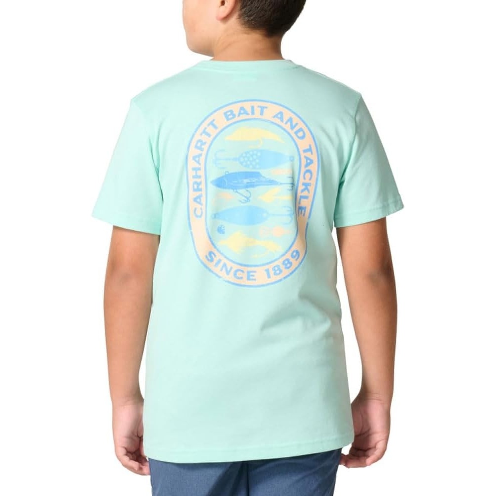 image:imageCarhartt Kids CA6807 ShortSleeve Fishing Lures TShirtYucca