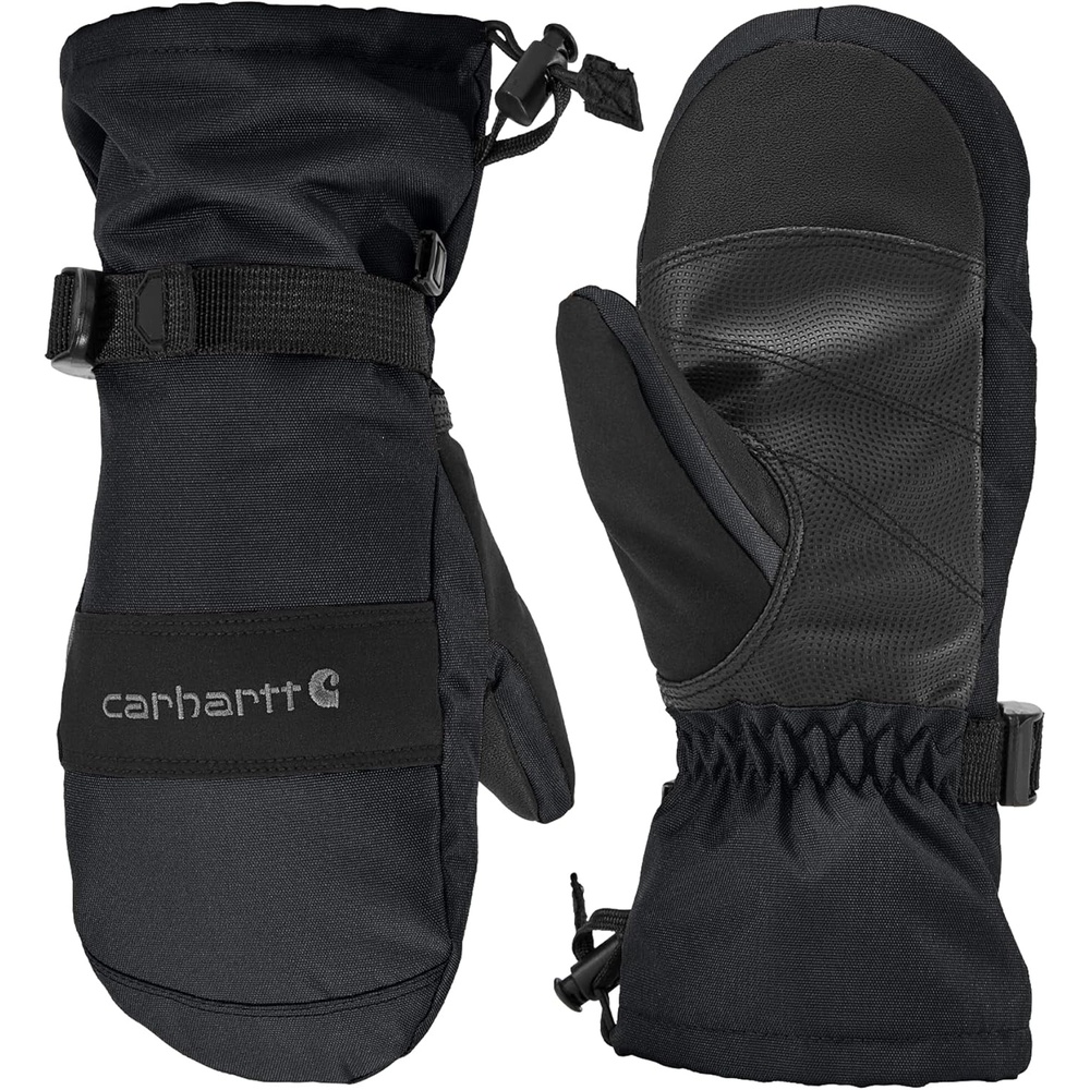 image:imageCarhartt Kids GL0845J Juniors Waterproof Insulated Gauntlet MittBlack