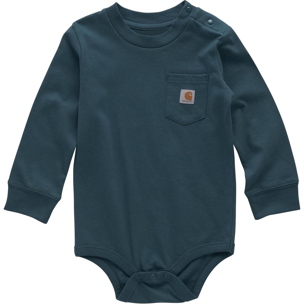 image:imageCarhartt LongSleeve Pocket BodysuitAtlantic Deep