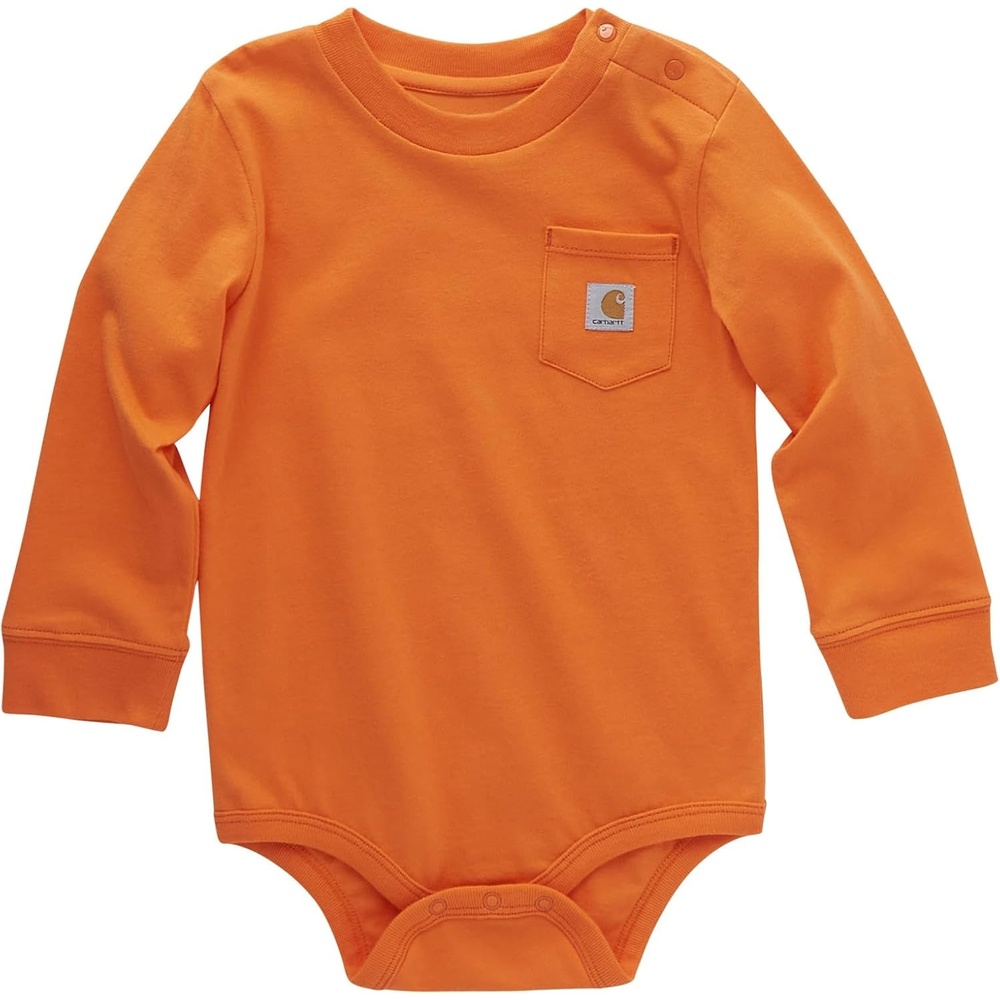 image:imageCarhartt LongSleeve Pocket BodysuitExotic Orange