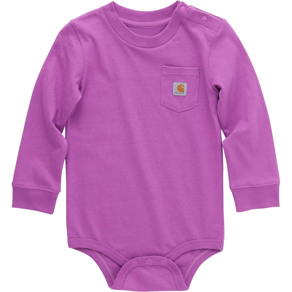 image:imageCarhartt LongSleeve Pocket BodysuitIris Orchid Purple