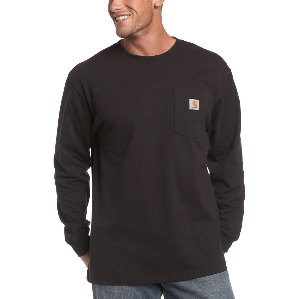image:imageCarhartt Mens Dearborn Loose LS TShirtBlack