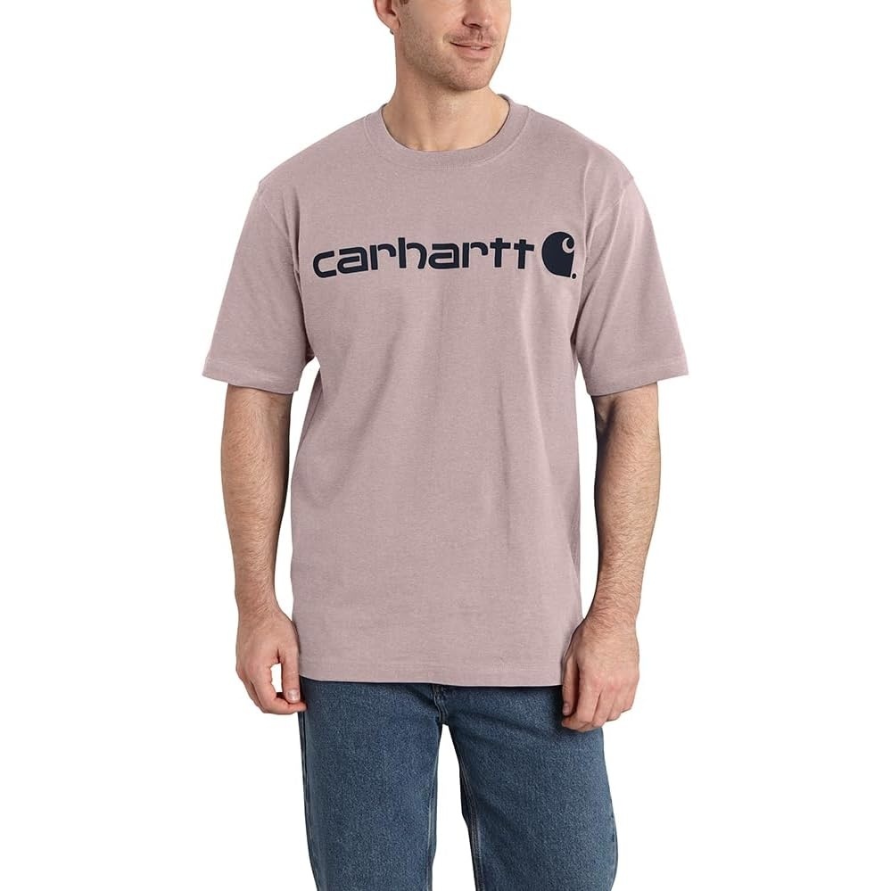 image:imageCarhartt Mens Dearborn Loose Logo TShirtMink