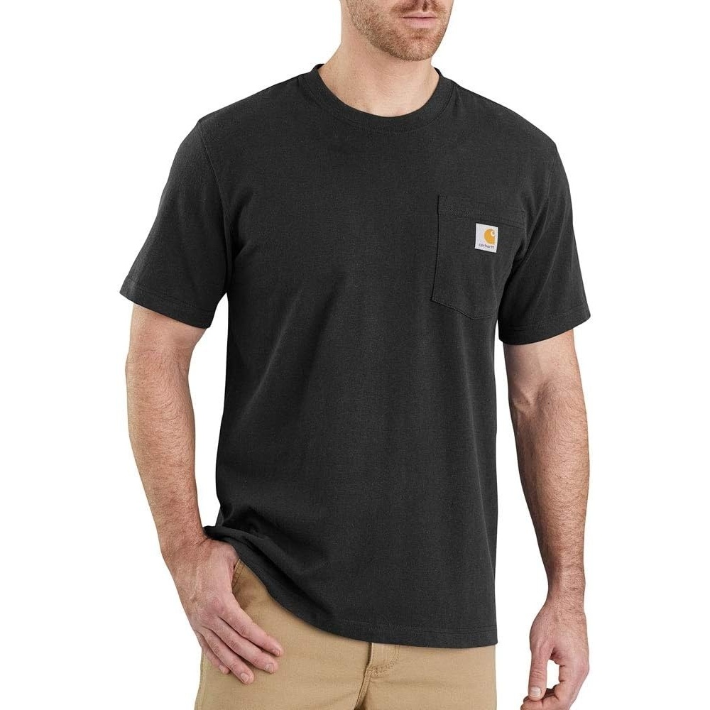image:imageCarhartt Mens Dearborn Relaxed Pocket TShirtBlack Closeout