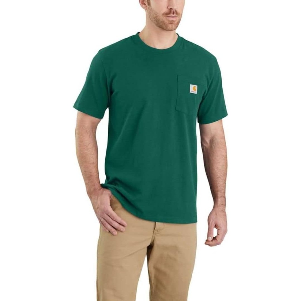 image:imageCarhartt Mens Dearborn Relaxed Pocket TShirtNorth Woods Heather
