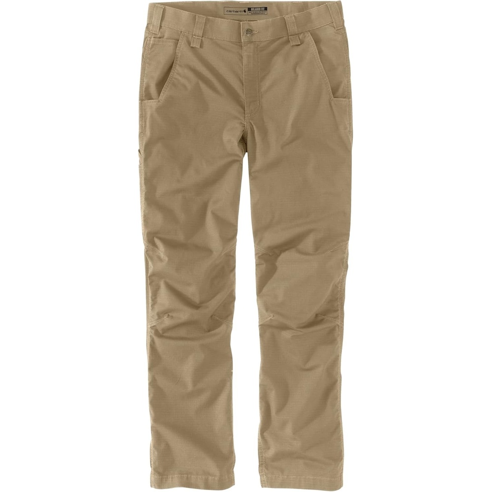 image:imageCarhartt Mens FR Relaxed Straight Force Ripstop DungareeDark Khaki