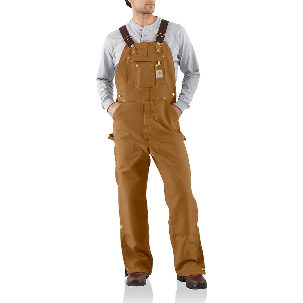 image:imageCarhartt Mens Firm Duck Bib OverallCarhartt Brown Closeout
