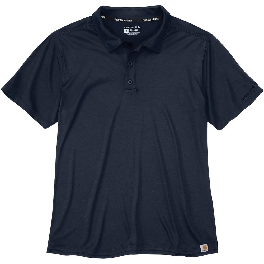 image:imageCarhartt Mens Force Sun Defender Relaxed PoloNavy