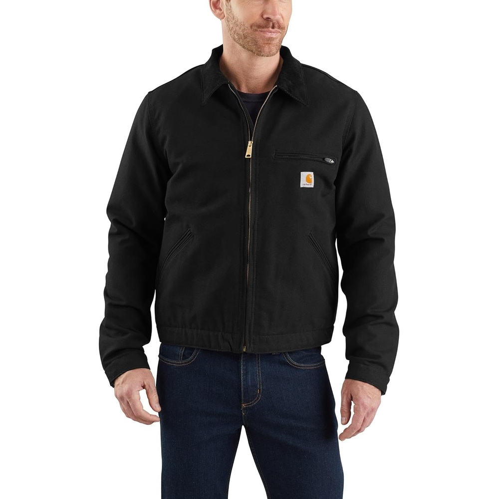 image:imageCarhartt Mens Iconic J01 Duck Detroit JacketBlack