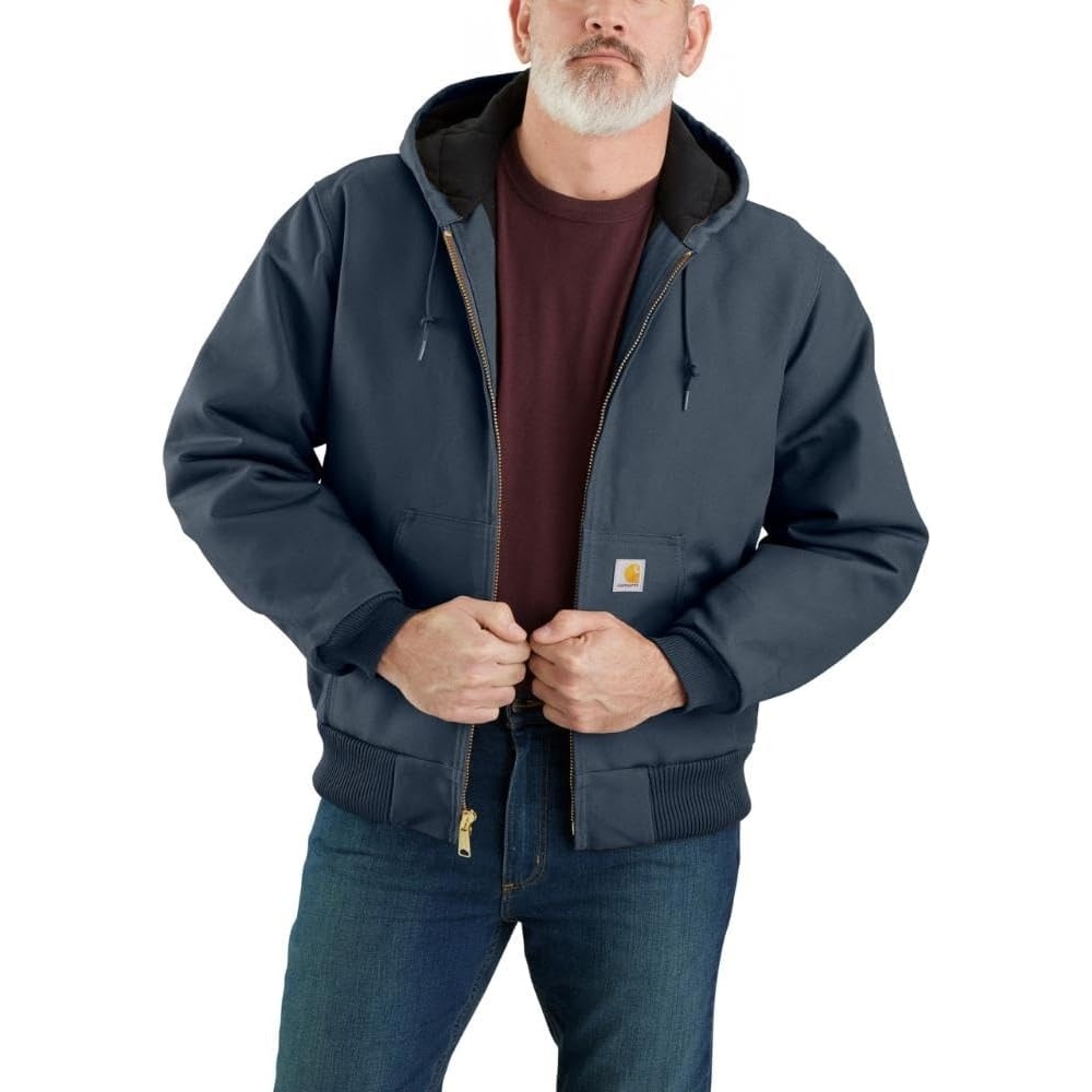 image:imageCarhartt Mens Iconic J140 Firm Duck Active JacDark Navy