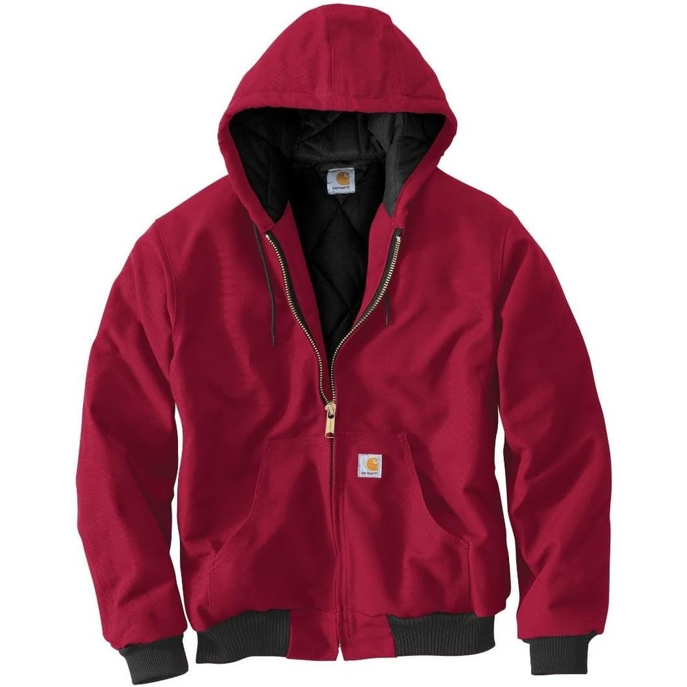 image:imageCarhartt Mens Iconic J140 Firm Duck Active JacIndustry Red
