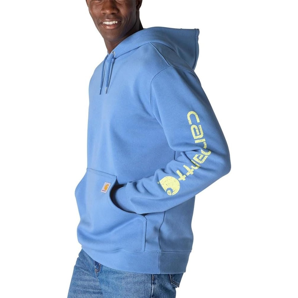image:imageCarhartt Mens Iconic K288 Logo SweatshirtDeep Workwear Blue