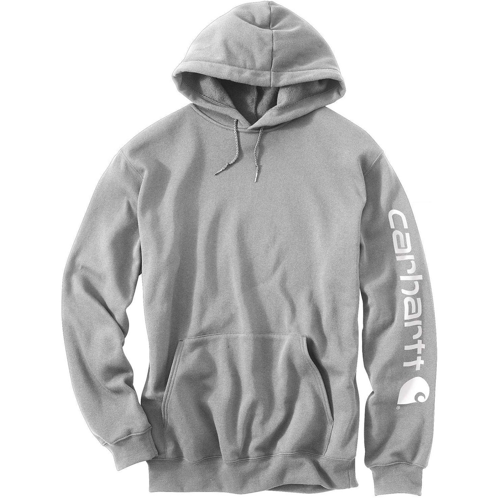 image:imageCarhartt Mens Iconic K288 Logo SweatshirtHthr Grey