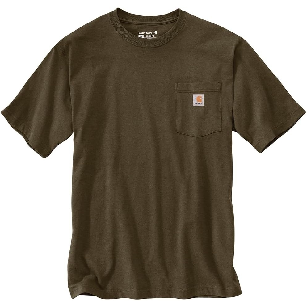 image:imageCarhartt Mens Iconic K87 Pocket TShirtBurnished Logs Heather