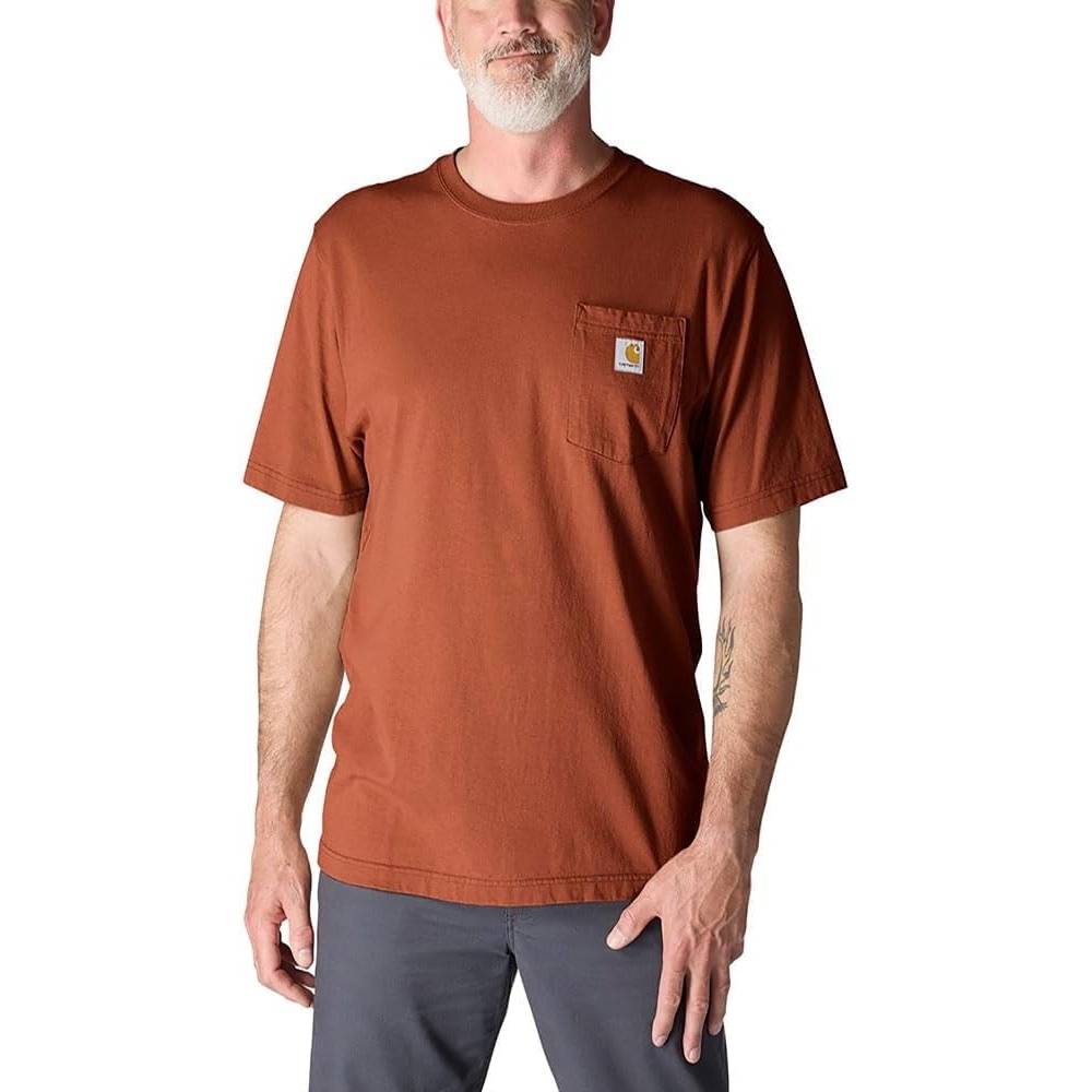 image:imageCarhartt Mens Iconic K87 Pocket TShirtHomestead Red