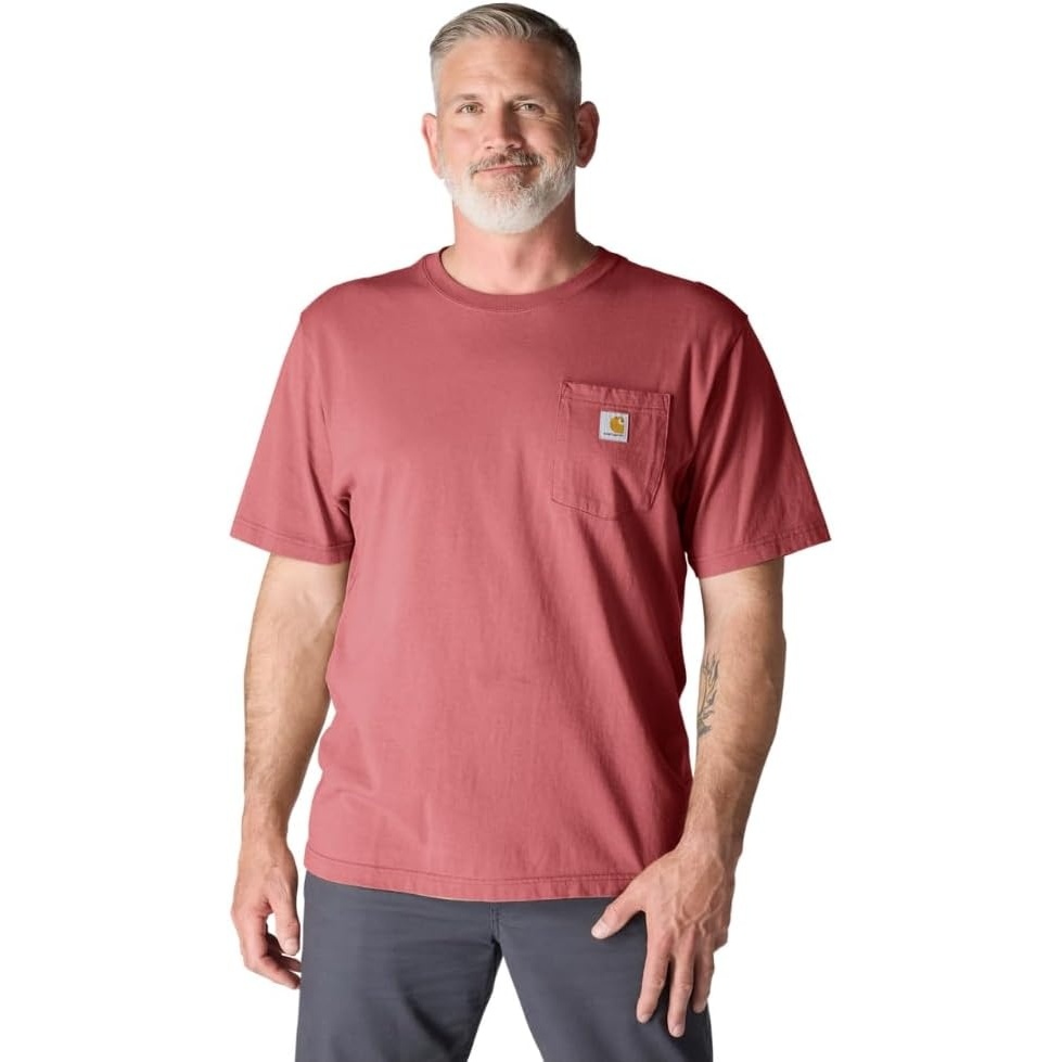 image:imageCarhartt Mens Iconic K87 Pocket TShirtLight Amber