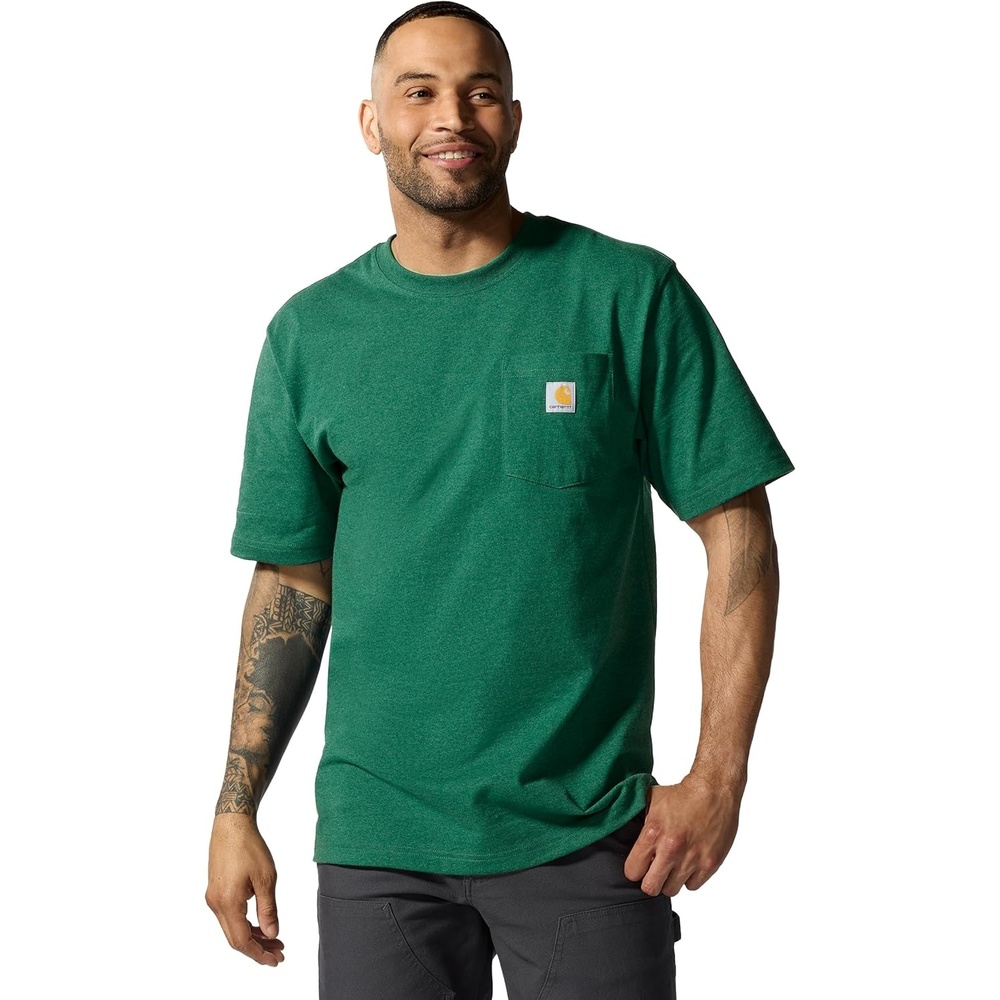 image:imageCarhartt Mens Iconic K87 Pocket TShirtNorth Woods Heather