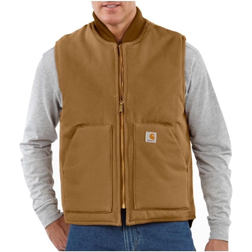 image:imageCarhartt Mens Iconic V01 Firm Duck VestBrown