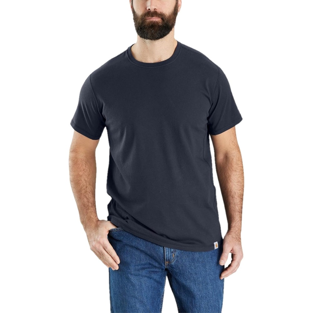 image:imageCarhartt Mens Irvine Relaxed TShirtNavy Closeout