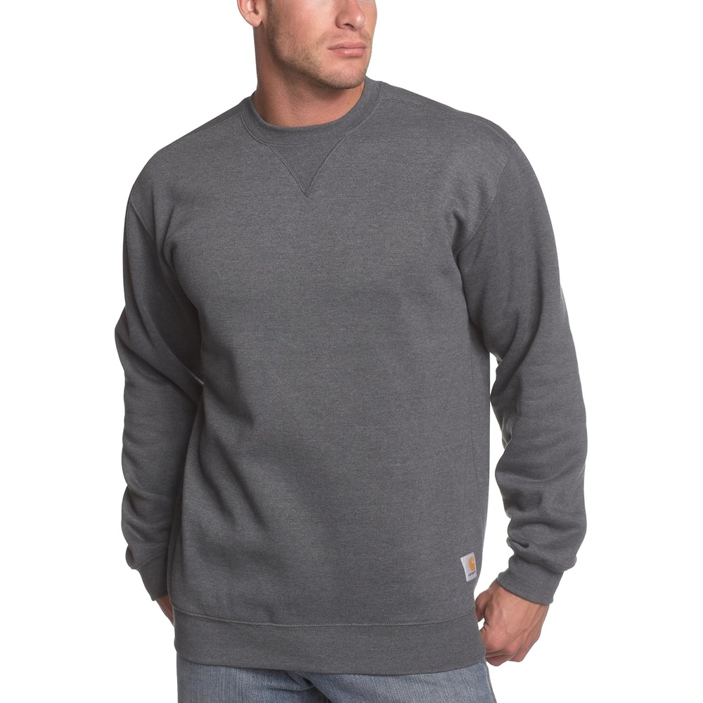 image:imageCarhartt Mens Marquette Crewneck SweatshirtCharcoal Heather