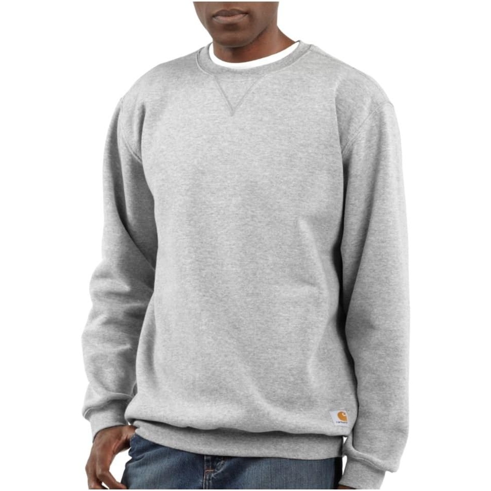 image:imageCarhartt Mens Marquette Crewneck SweatshirtHeather Grey