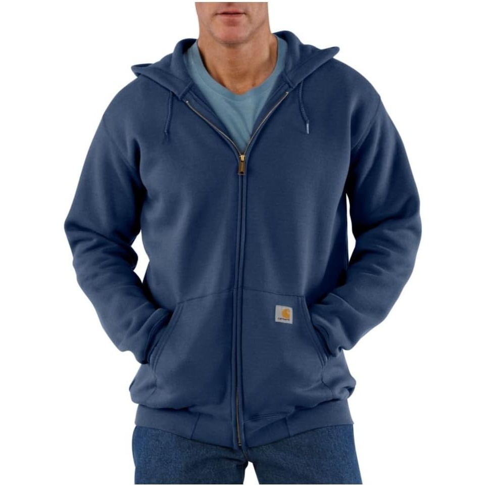 image:imageCarhartt Mens Marquette FullZip SweatshirtNew Navy