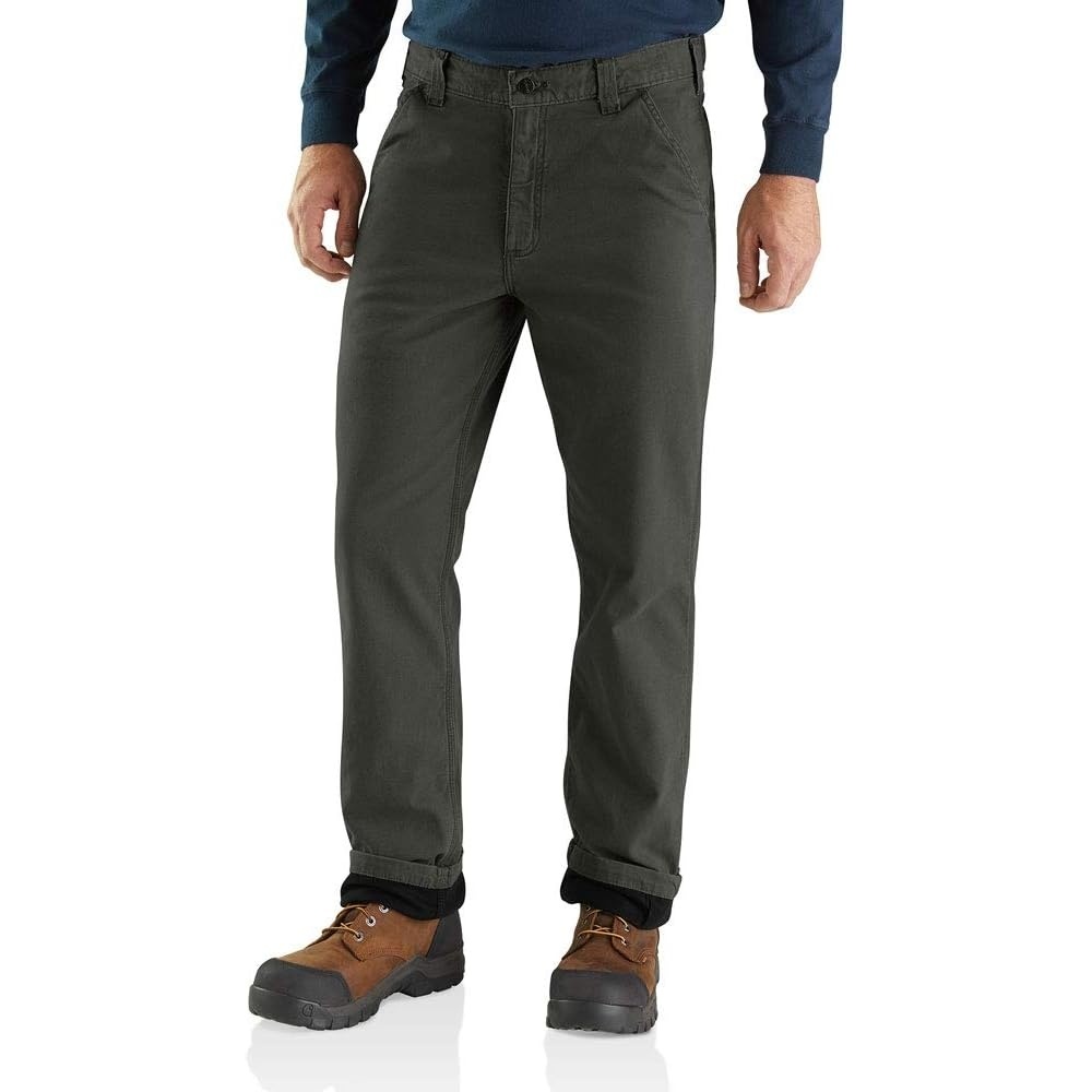 image:imageCarhartt Mens Relaxed Straight Rigby Lined DungareePeat