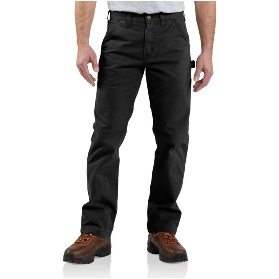image:imageCarhartt Mens Relaxed Straight Twill DungareeBlack