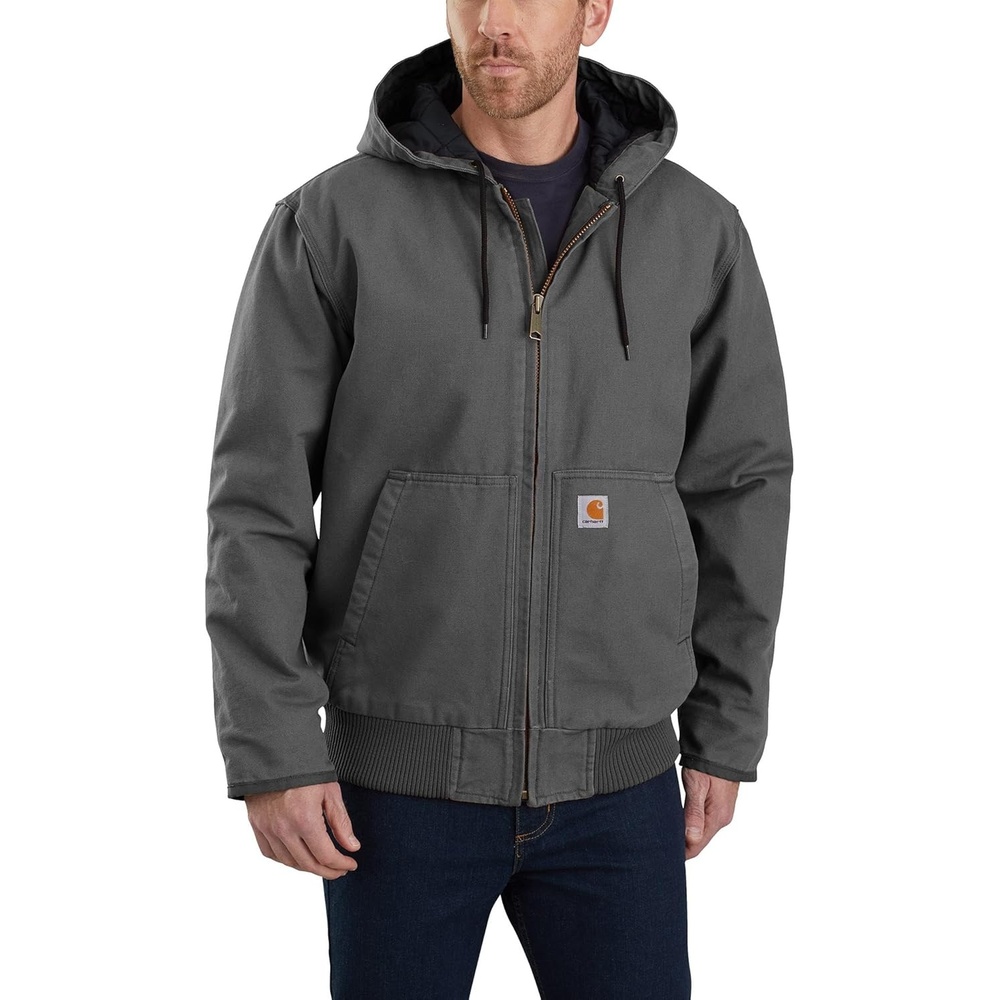 image:imageCarhartt Mens Washed Duck Active JacGravel