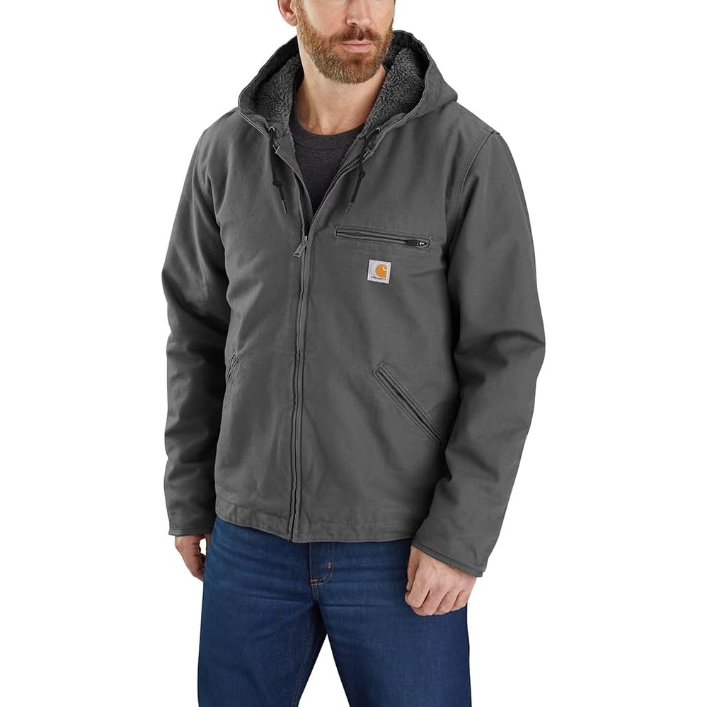 image:imageCarhartt Mens Washed Duck Sierra JacketGravel