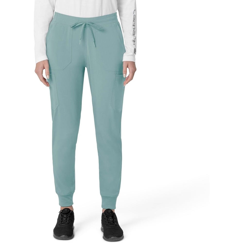 image:imageCarhartt Scrubs C53110 Womens Force CrossFlex Modern Fit Cargo JoggeSummer Blue