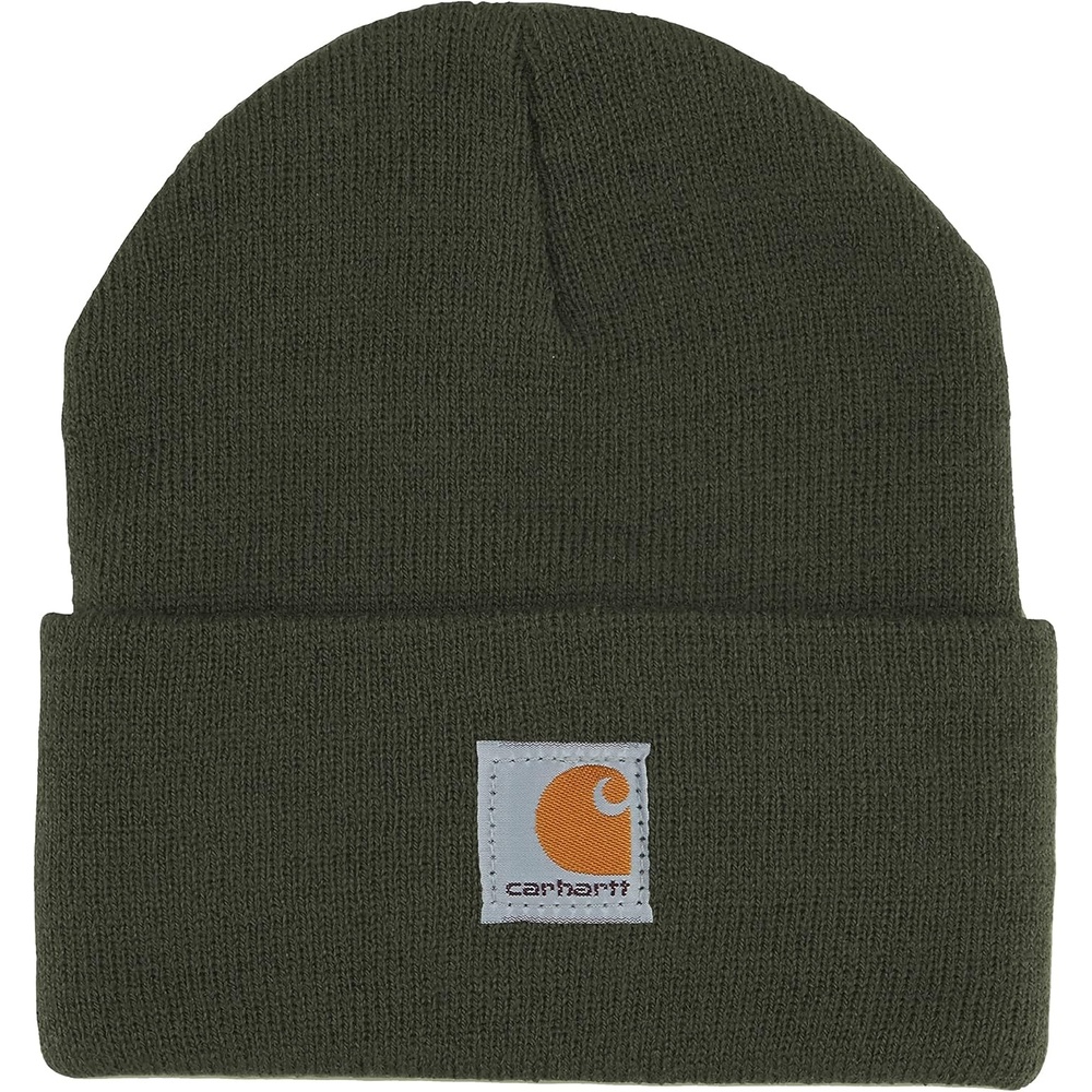 image:imageCarhartt Youth Knit Beanie Cuff Hat Olive Child One Size