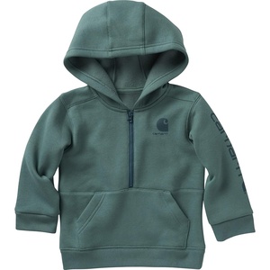 Carhartt Kid’s CA6273 Long-Sleeve Half-Zip Sweatshirt – Boys(Blue Spruce)