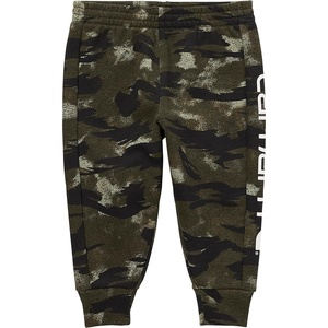 Carhartt Kid’s CK8427 Fleece Logo Sweatpant – Boys(Blind Fatigue Camo)