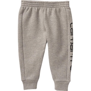 Carhartt Kid’s CK8429 Fleece Logo Sweatpant – Boys(Grey Heather)