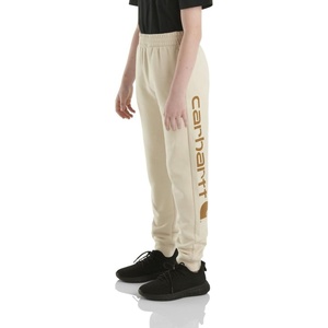 Carhartt Kid’s CK8429 Fleece Logo Sweatpant – Boys(Malt)