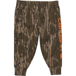 Carhartt Kid’s CK8429 Fleece Logo Sweatpant – Boys(Mossy Oak Bottomland)