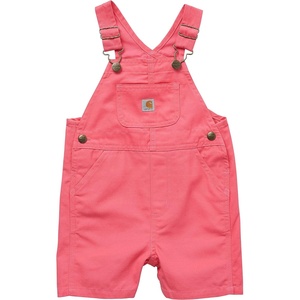 Carhartt Kid’s CM5401 Loose Fit Canvas Shortall(Pink Lemonade)